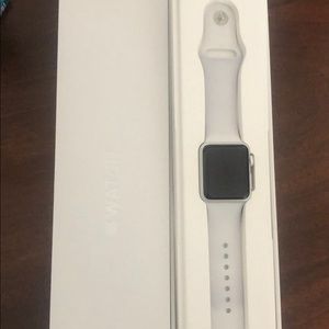 APPLE WATCH series 1 38 MM. Includes both bands.